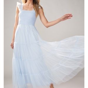 Francesca’s Nema Tulle Maxi Dress
